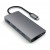 USB-C multifunkcionāls adapteris: Space Grey (SATECHI)