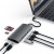USB-C multifunkcionāls adapteris: Space Grey (SATECHI)