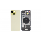 iPhone 15 Aizmugurējais stikls ar rāmi: Yellow