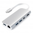 USB-C Multifunkcionāls adapteris (SATECHI) Silver